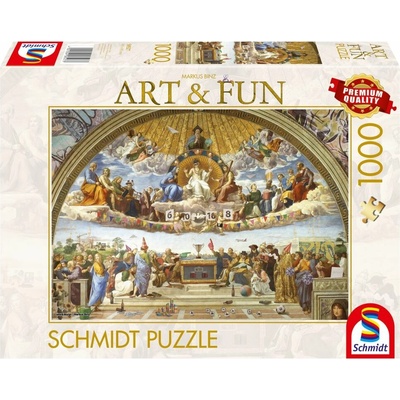 SCHMIDT Art&Fun Disputace o Svátosti oltářní 2024 1000 dílků