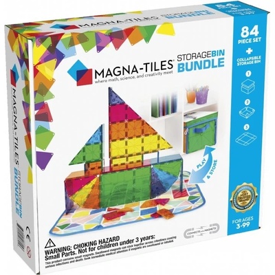 Magna-Tiles Úložný koš a interaktivní hrací podložka pro MagnaTiles
