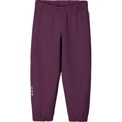 Reima Dětské zateplené softshellové kalhoty Oikotie Deep Purple