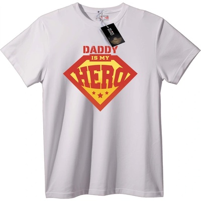 NOONEBRAND Тениска татко е мой герой - 3XL, Black