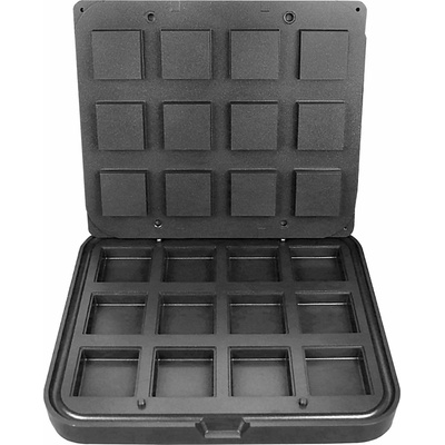 G.Gastro Formy pro stroj na tartaletky TMNP - Tvar tartaletek: Čtvercové - 72x72 mm - Ø 62x62 mm - Výška: 19 mm - pro 12 tartaletek - nepřilnavý povrch - D11886333