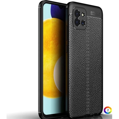 Samsung Galaxy A03 Удароустойчив Litchi Skin Калъф и Протектор