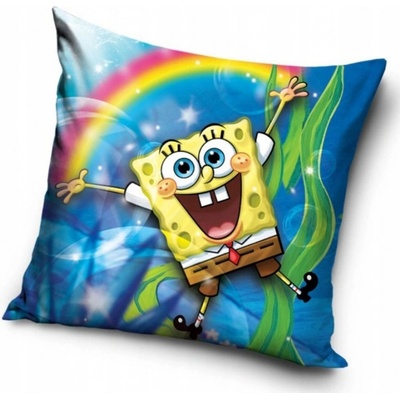 Carbotex Polštář Spongebob vzhůru nohama 40x40 – Zboží Dáma