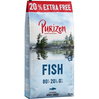Purizon Adult s rybami bez obilovin 14,4 kg