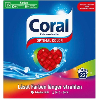 Coral prací prášek Optimal Color 22 PD
