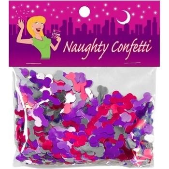 Конфети във формата на разноцветни пениси - Naughty Confetti (D-219083)
