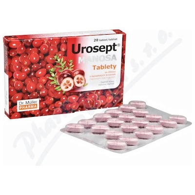 Müller Pharma Urosept MANOSA 20 tablet Dr.Müller