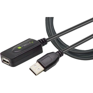 TECHLY IUSB-REP220TY3 USB 2.0 Активен удължителен кабел USB-A мъжки към USB-A женски 20м (IUSB-REP220TY3)