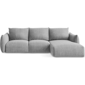 makamii Светлосив сгъваем ъглов диван (десен ъгъл) Leila - Makamii (LEILA_RCF_43_P1_C8)