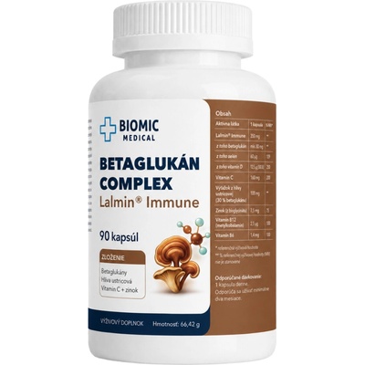 Biomic Medical Betaglukán complex 1x90 kapsúl