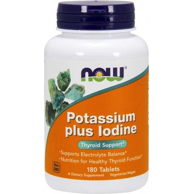 NOW Potassium plus Iodine 180 tabliet