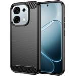 Techsuit Калъф - Oppo A6 Pro 4G / 5G - Techsuit Carbon Silicone - Черен (KF2360036)