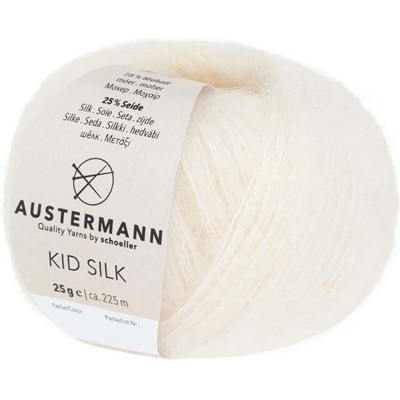 Pletací příze Austermann Kid Silk Barva: 10 NATUR