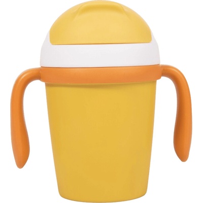 Bo Jungle hrnček so slamkou CPLA 250 ml ochre
