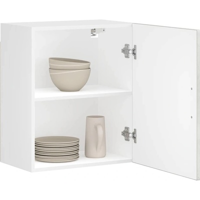 vidaXL Кухненски стенен шкаф Porto, бетонно сив, инженерно дърво (854045)