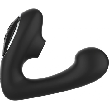 Fifty Shades of Grey Greedy Girl Duet Dual Stimulator with Clitoral Suction Black