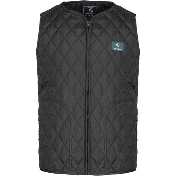 Image 1 of Howick Елек Howick Men's Quilted Windproof Winter Puffer Gilet - Black