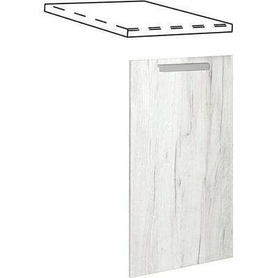 Matis Врата за съдомиялна машина с дръжка IN Mask 45x72 снежен дъб