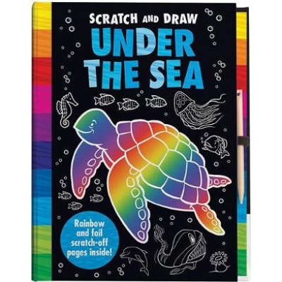 Scratch & Draw Ocean Animals - Scratch Art Activity Book (Susie Linn)(Pevná)