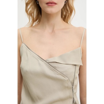 Nanushka Блуза Nanushka ZORKA в бежово с изчистен дизайн NW25RSTP18972 (NW25RSTP18972)