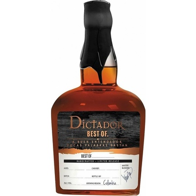 Dictador the Best of 1987 Altisimo Single Cask 45% 0,7 l (holá lahev)