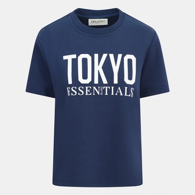 Blank Essentials Дамска тениска Blank Essentials Blank Tokyo Essentials T-Shirt Ladies - Navy