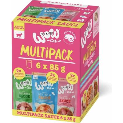 WOW CAT Sauce MULTIPACK 6 × 85 g