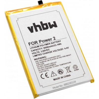 VHBW Батерия за Ulefone Power 2, 6050 mAh (888200124)