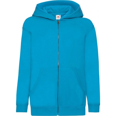 Dětská mikina s kapucí Classic Kids Jacket azurově modrá