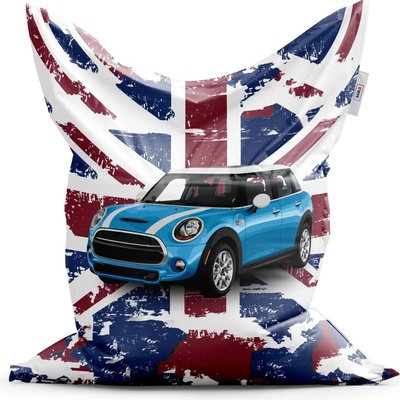 Sablio sedací vak Mini sedan Britská vlajka 150x100 cm