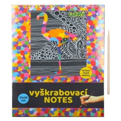 Wiky Škrabací Vyškrabovací notes 10 listů