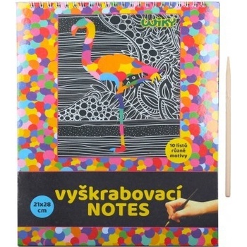 Wiky Škrabací Vyškrabovací notes 10 listů