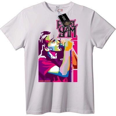 NOONEBRAND Тениска Eddie Vedder Pearl Jam - S, Black