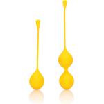 Shots Toys Loveline - вагинални топчета комплект - силиконови - 2 части - жълти