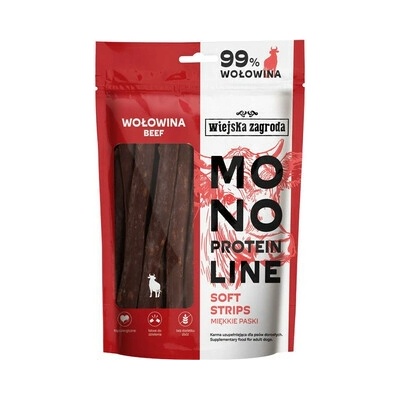 WIEJSKA ZAGRODA Monoproteinové Hovězí pamlsky pro psy 100 g
