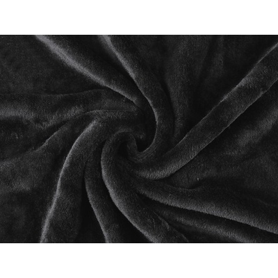 Stoklasa Wellsoft minky oboustranný / flanel samet fleece Balení: 1 m, Varianta: 10 (10) černá 10 (10) černá