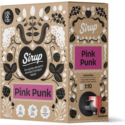 Koldokol PINK PUNK malina & tymián sirup 3 kg