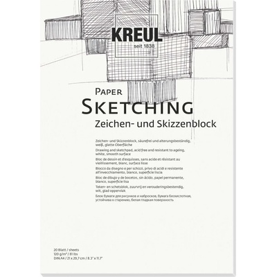 Kreul Paper Sketching Скицник 20 A4 (69002)