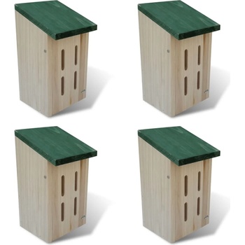 vidaXL Къщи за пеперуди 14x15x22 см, 4 бр (41291)