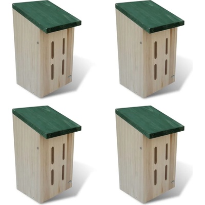 vidaXL Къщи за пеперуди 14x15x22 см, 4 бр (41291)