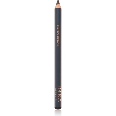 INIKA Organic Brow Pencil молив за вежди цвят Dark Brunette 1, 1 гр