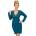 Donna Нощница Koszula-Silvana-Long-Sea-Green-SeagreenV-64064-Seagreen - Бордо, размер 40