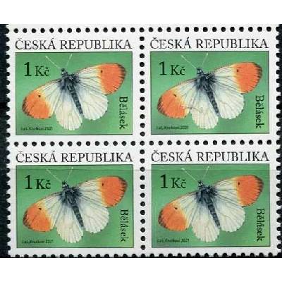 Česká pošta (2021) č. 1110 **, 4-bl - Česká republika - Motýl: Bělásek