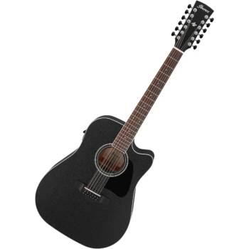 Ibanez Електро-акустична китара Ibanez - AW8412CE Open Pore, Weathered Black (396439)