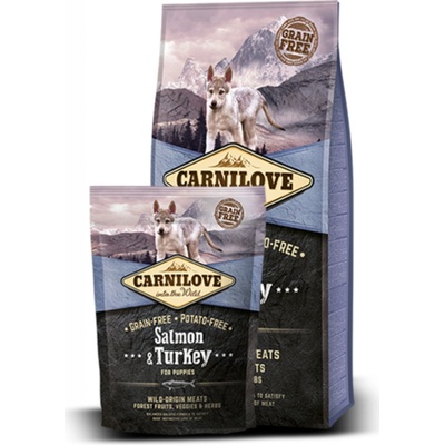 Carnilove Salmon & Turkey for Puppy 4 kg