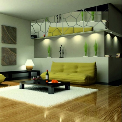 Nalepovací zrcadlo geometrické tvary - DEKRAJ 2159 SV000005S - 20x20 cm - 1kus