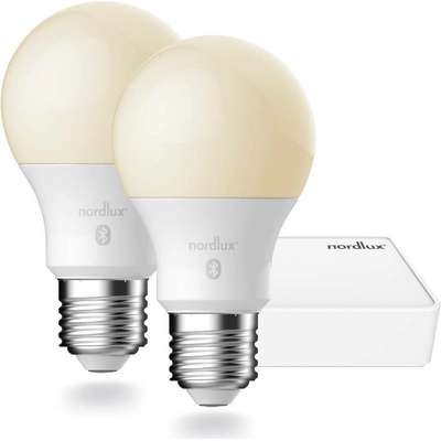 Nordlux Smart 2xE27 7W 2200-6500K LED + EU bluetooth brána bílá 2070062701