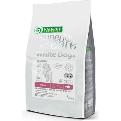 Nature's Protection Superior Care White Dogs Junior White Fish 4 kg