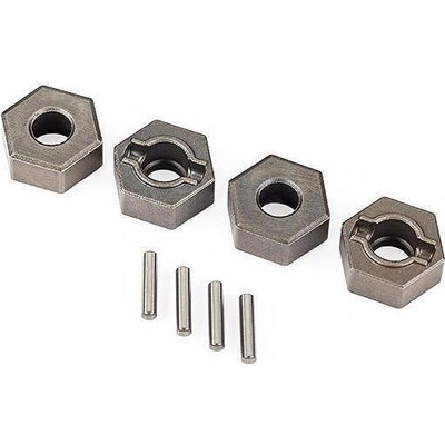Traxxas Хексове метални 12мм Wheel hubs, 12mm hex (steel), extreme heavy duty (4)/ 2x9.8mm pin (4) (for use with #9080 upgrade kit and 6mm axles) TRX9069 (TRX9069)