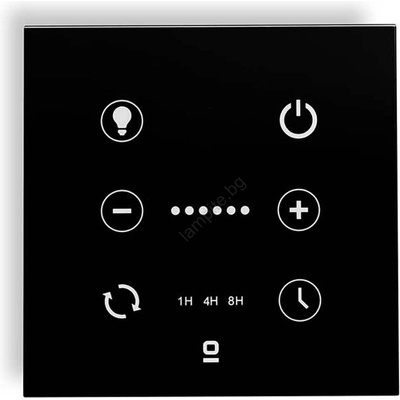 Faro Barcelona Faro 33988 - Настенен сензорен регулатор за таванни вентилатори 230v черен (fa33988)